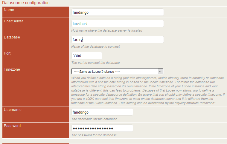 installing farcry cms on lucee server