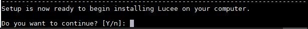 Lucee Server Installations on CentOS 7 64bit