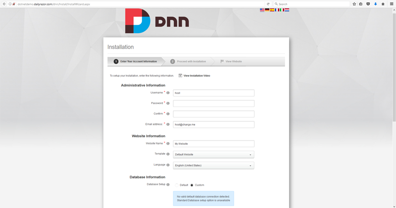 install dnn