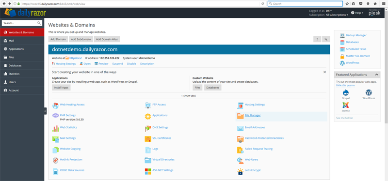 how to install umbraco manually