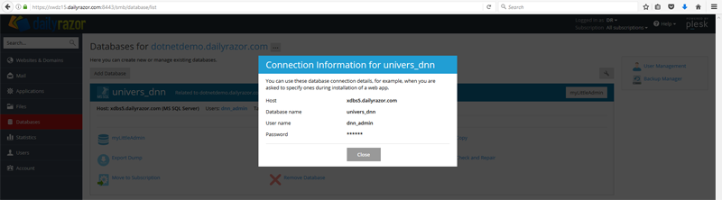 installing dotnetnuke
