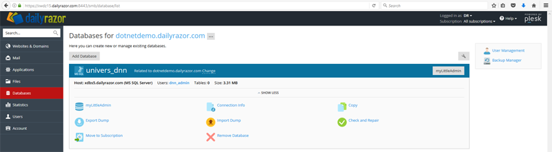 install dnn