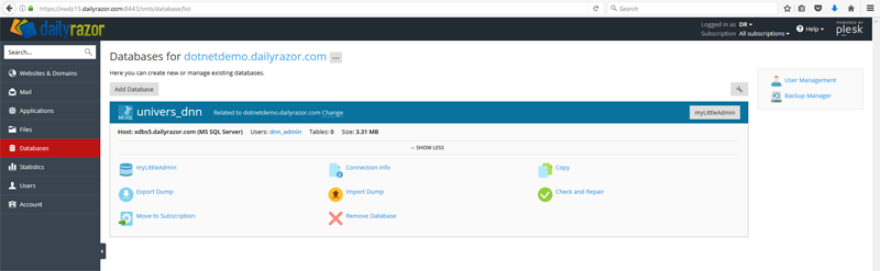 install dnn