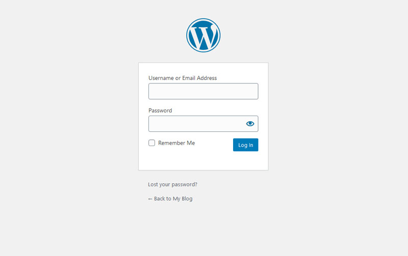 Log into WordPress Admin