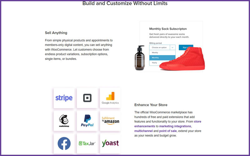 WooCommerce Features