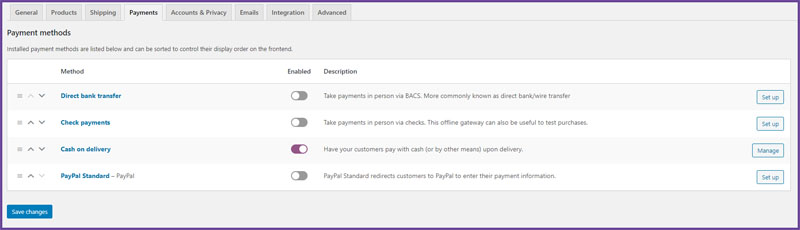 Payment Processing Options