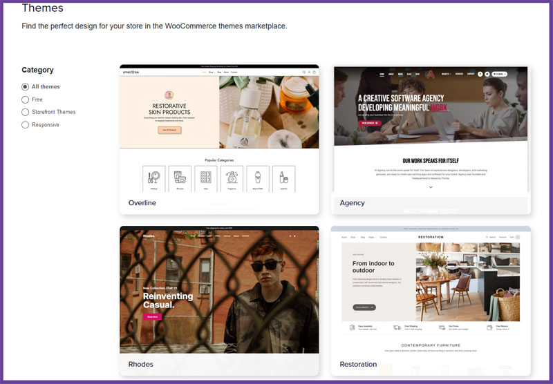 WooCommerce Themes